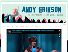 Tablet Screenshot of andyerikson.com